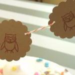 Woodland Owl Cake Topper/Ca..