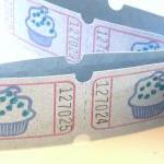 Blue Cupcake Raffle Tickets..
