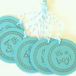 It's A Boy Tags - Set Of 5