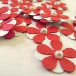 Teeny Tiny Red and White Fl..