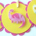 Dinosaur Tags - Set of 4