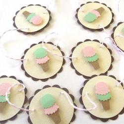 Ice Cream Social Garland - 1 yard